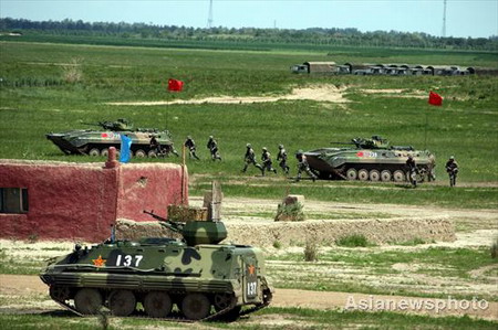 Sino-Russian drill a warning to terrorists