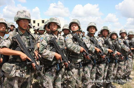 Sino-Russian drill a warning to terrorists