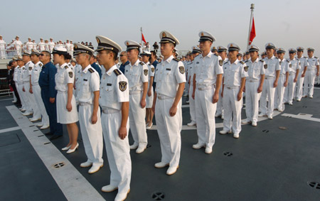 Navy celebrates 82nd anniversary of PLA in Gulf of Aden