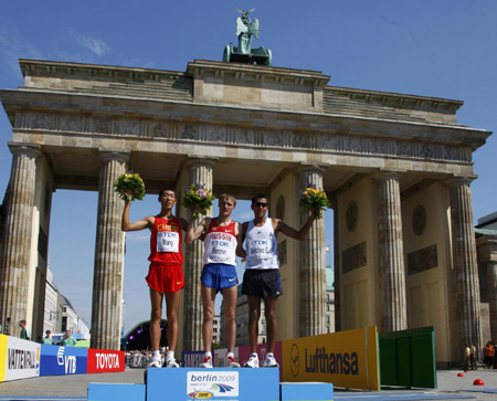 China's 3rd male medalist at World Athletics history
