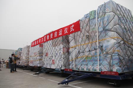 Mainland sends 2nd batch of disaster relief to Taiwan