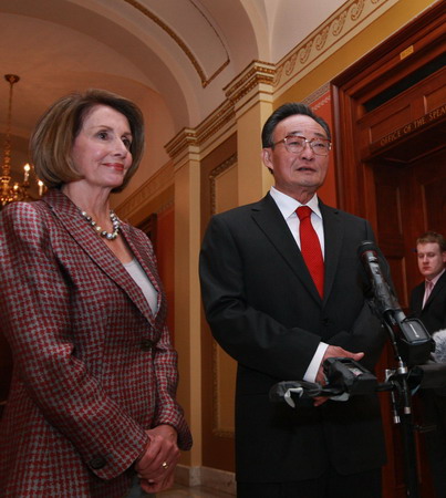 Top Legislator Wu meets with US officials