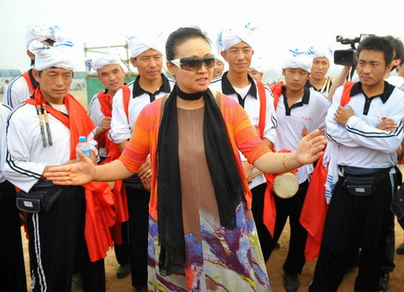 Rehearsal for National Day celebration in Beijing