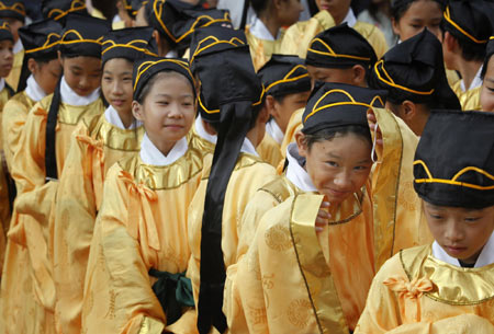 Confucius' birthday celebrated in Taipei