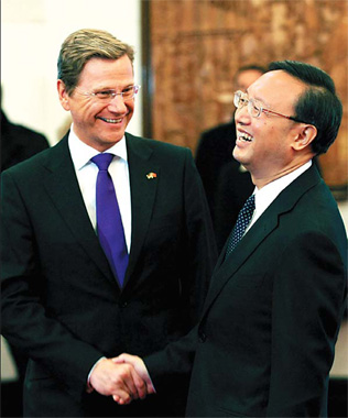 China, Germany for stronger trade ties