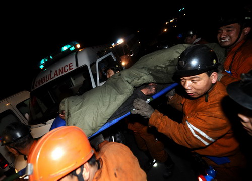 115 survivors rescued from flooded mine, 38 still trapped