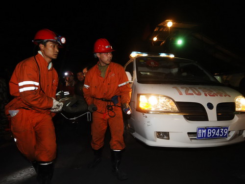 115 survivors rescued from flooded mine, 38 still trapped