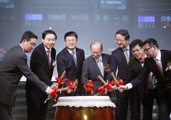 Mainland shipbuilder debuts on Taiwan bourse