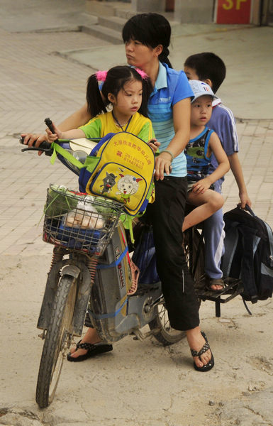 Electric bicycles facing end of dangerous road