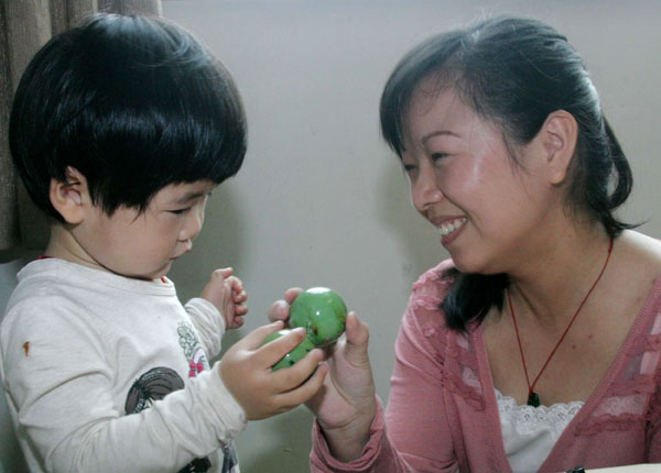 'Beautiful mother' and saved child healing fast