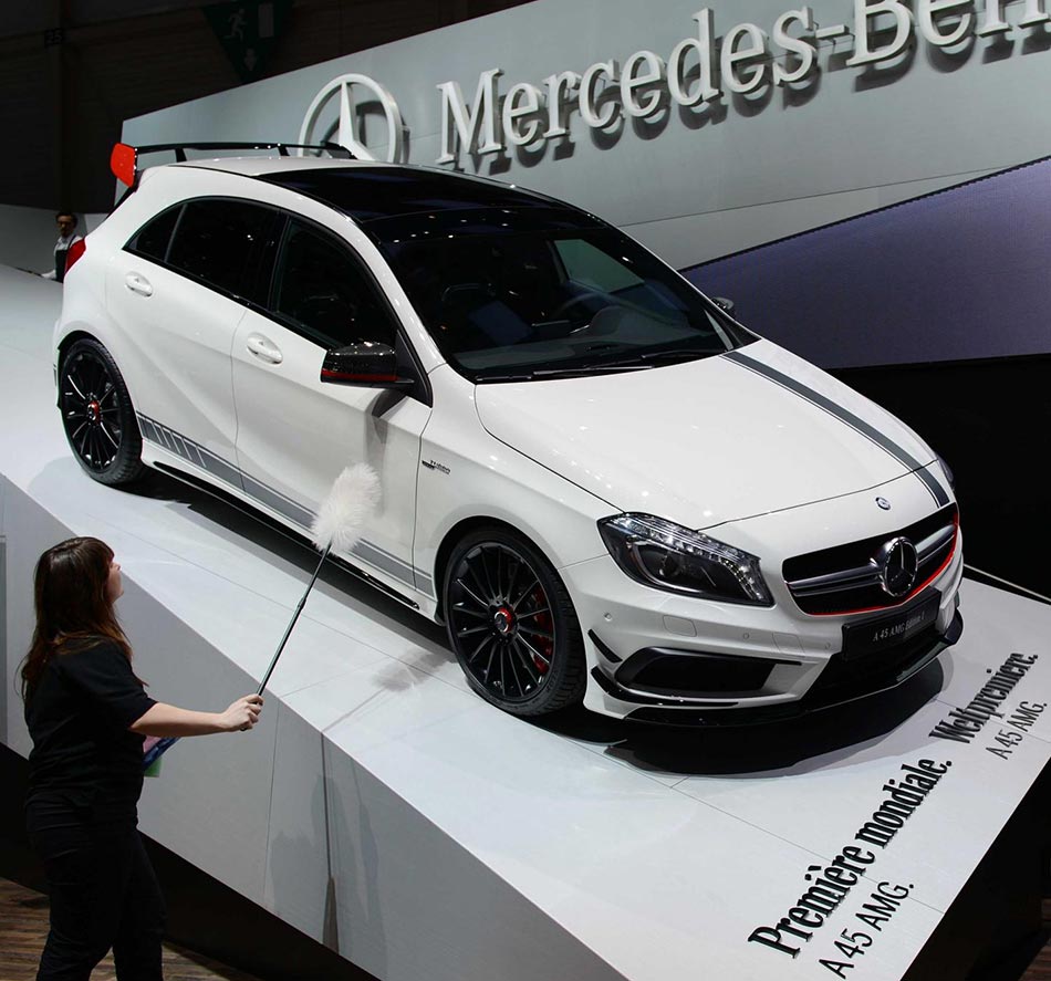 Daimler debut Mercedes new A45 AMG in Geneva