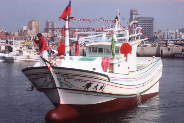 An undated handout photo released on Friday by the Liuqiu fishing committee in Taiwan's Pingtung county, shows the Guang Ta Hsin 28 fishing vessel at a harbor in Liuqiu. China condemns fisherman's death