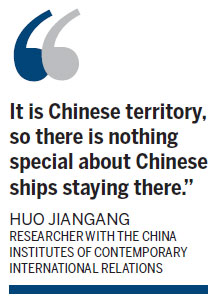 Beijing rejected a protest from Tokyo on Thursday over Chinese ships patrolling near the Diaoyu Islands, as four Chinese vessels made their longest stay in the area. Beijing rejects protest over patrol