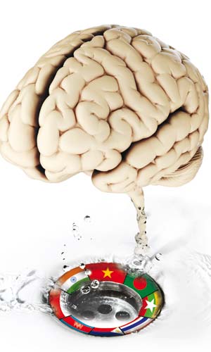 Going down the brain drain