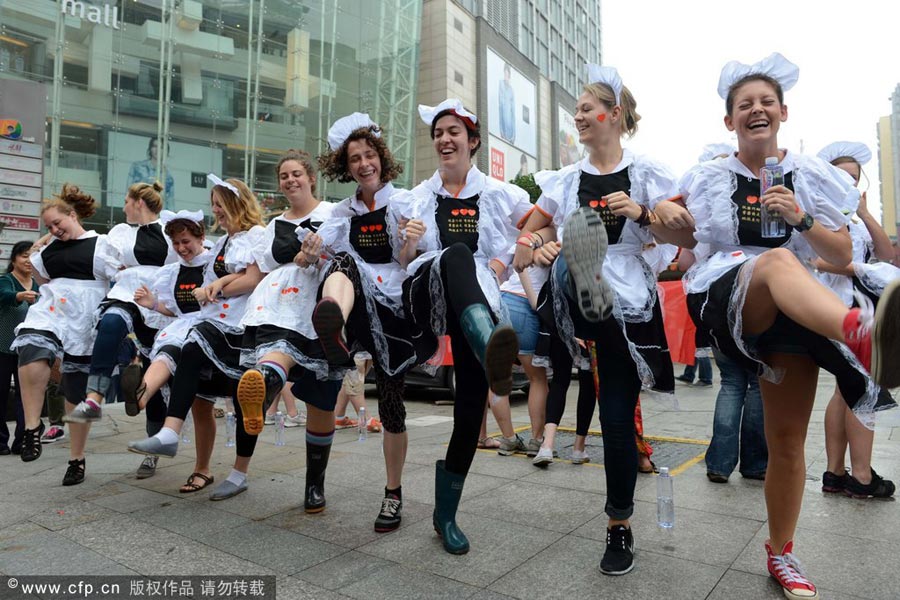 Join the flash mob and have fun