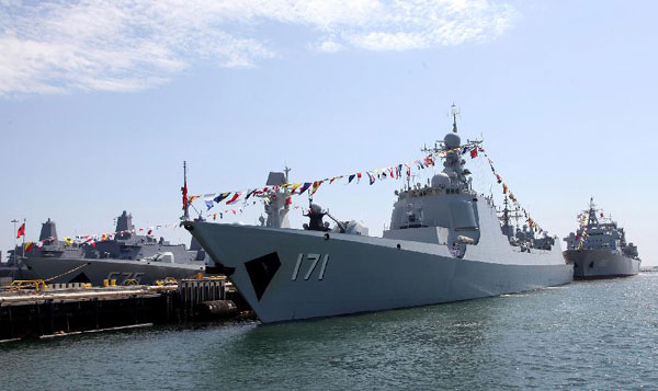 Chinese warships visit US navy base after joint drill