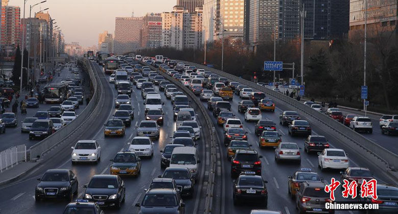 Christmas Eve a congested night in Beijing