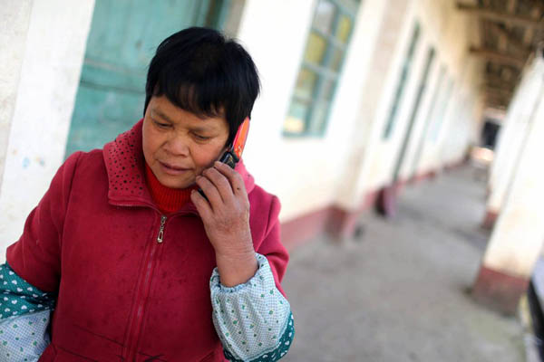 Grandmother who lives in school with students