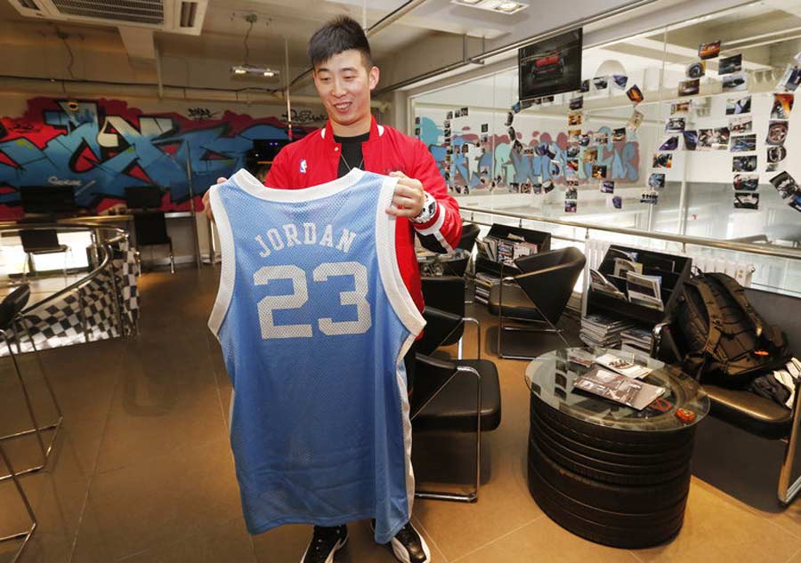 Jordan super fan shows off collection