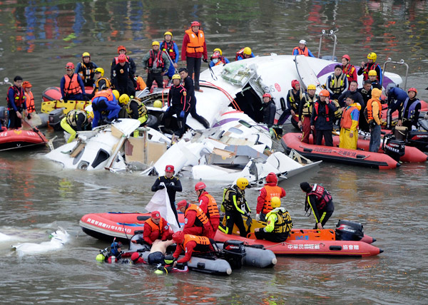 LIVE: Mainland fatalities identified in TransAsia plane crash