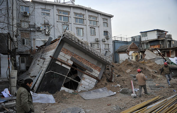 Beijing cracks largest illegal basement construction case