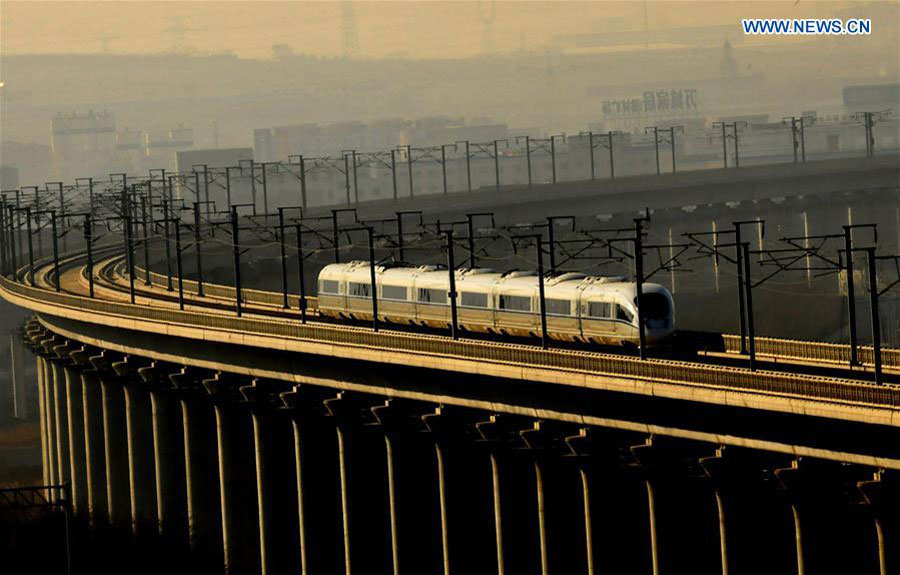 China has world's largest high-speed rail network