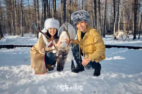 Couple on epic wedding trip to don 56 ethnic costumes