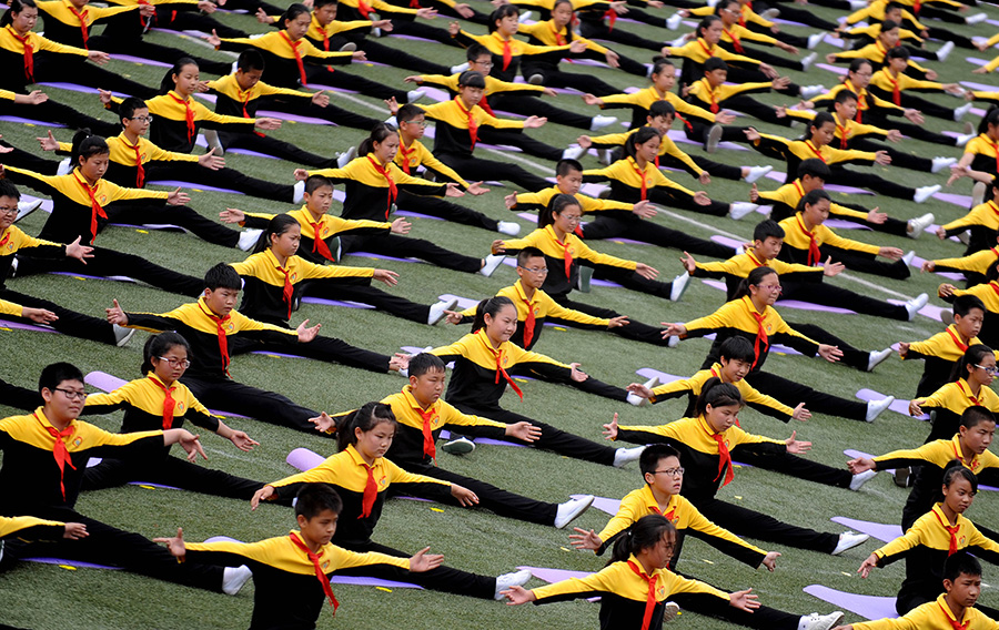 Mass yoga events ahead of International Yoga Day