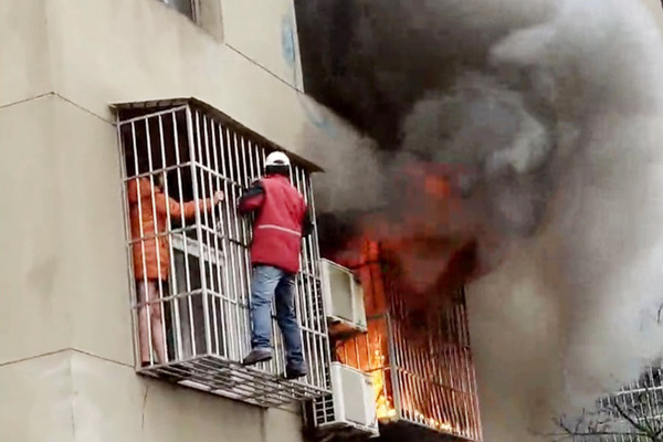 Couriers delivering good deeds along with parcels