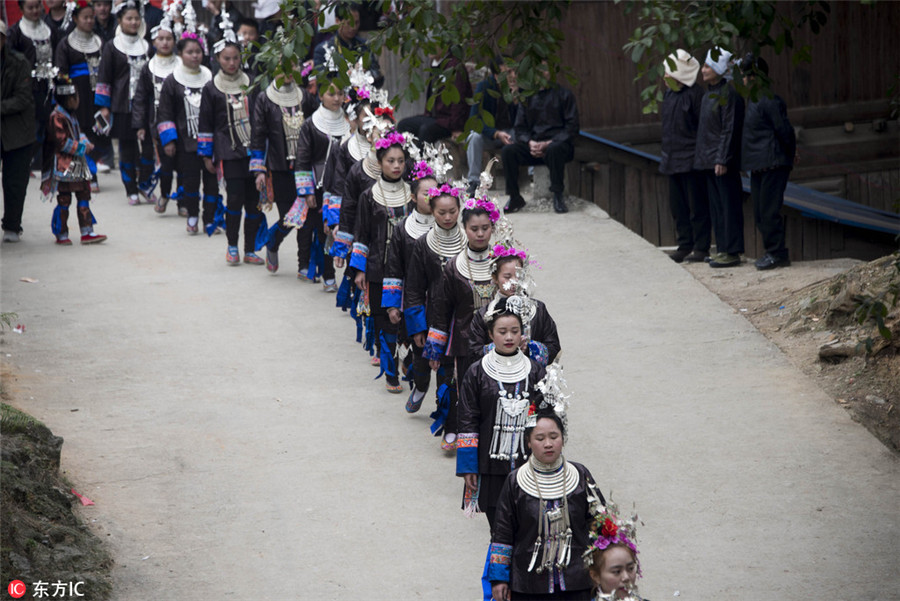 Dong people celebrate Lunar New Year