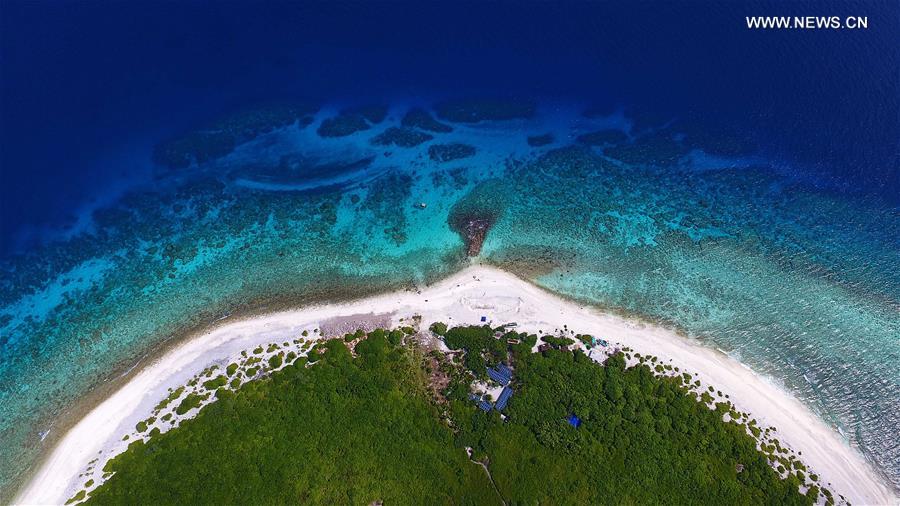 Beautiful scenery of South China's Sansha city