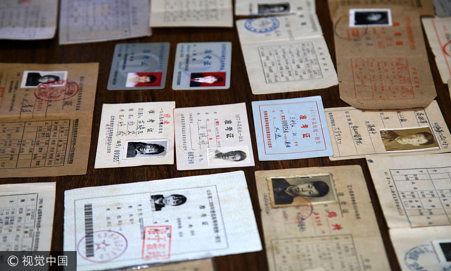 Shenyang collector gathers 200 <EM>gaokao</EM> permits