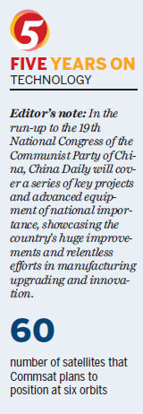 Commsat aims high with satellite system launch