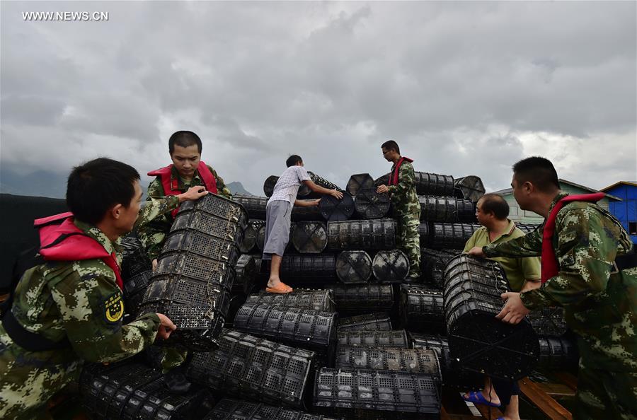 Typhoon Nesat makes landfall in east China