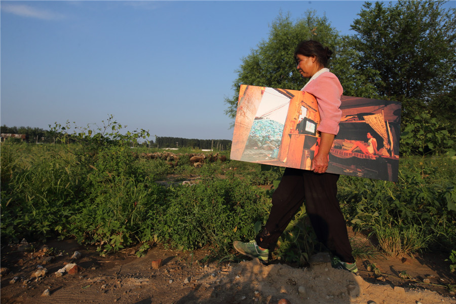 Clean villages on former city dumps