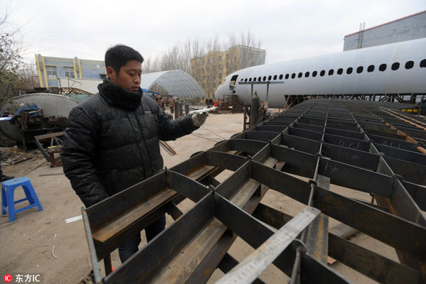 Amateurs spend $120,000 making 'Airbus 320' frame