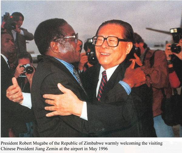 File photos: Chinese leaders met African friends