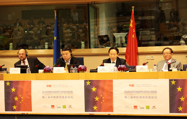 Representatives of the Communist Party of China (CPC) are meeting European officials at the three-day China-Europe High-Level Political Parties Forum, which kicked off Nov 7. EU-China cooperation needs new approaches