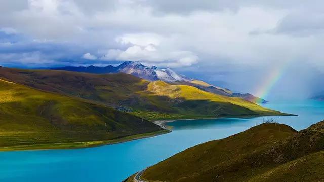 Nine holy lakes in Tibet
