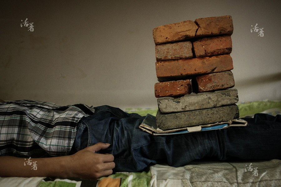 Life on his father's back