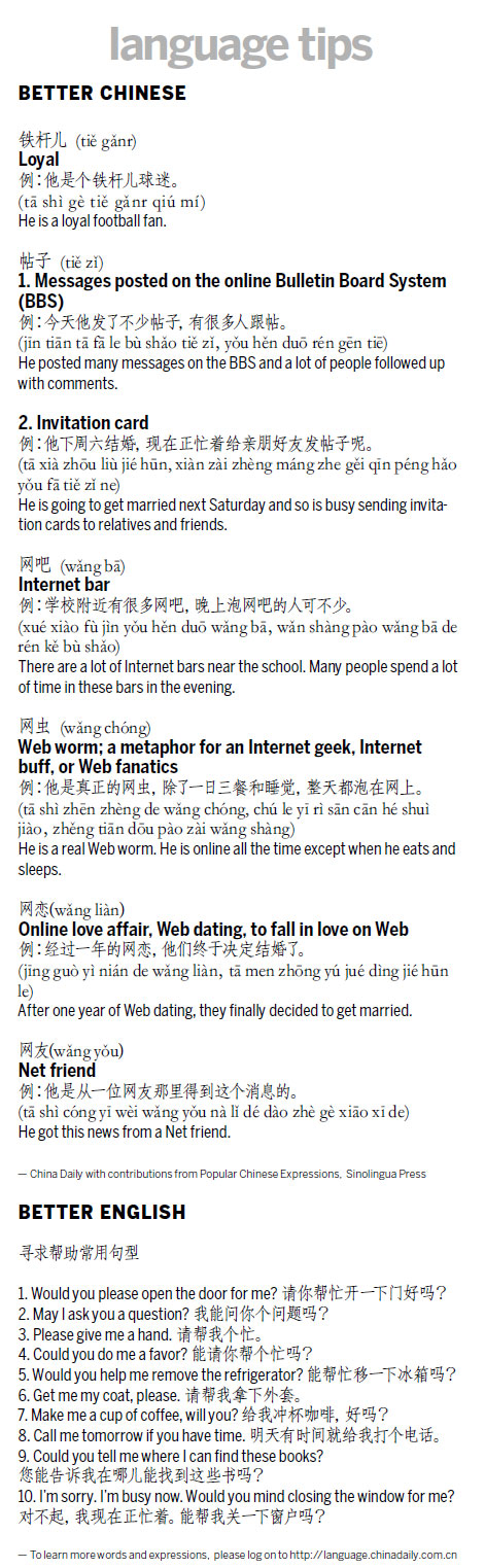 鐵桿 loyal 網戀 online love affair