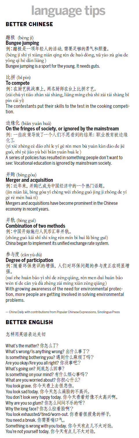 蹦極 bungee jumping 邊緣化 ignored by the mainstream