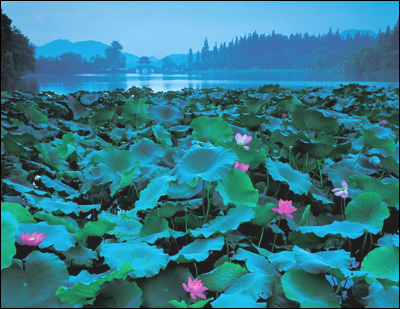 Ten scenes of the West Lake