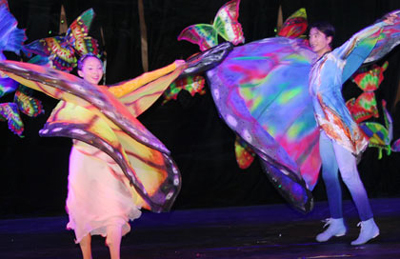 Art troupe of the disabled perform in Beijing