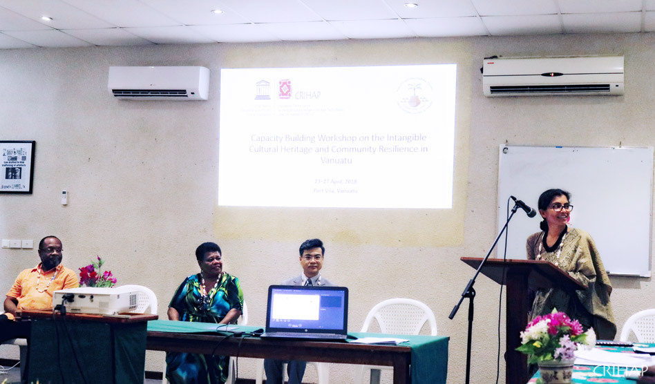 亞太中心在瓦努阿圖舉辦非遺保護能力建設培訓班