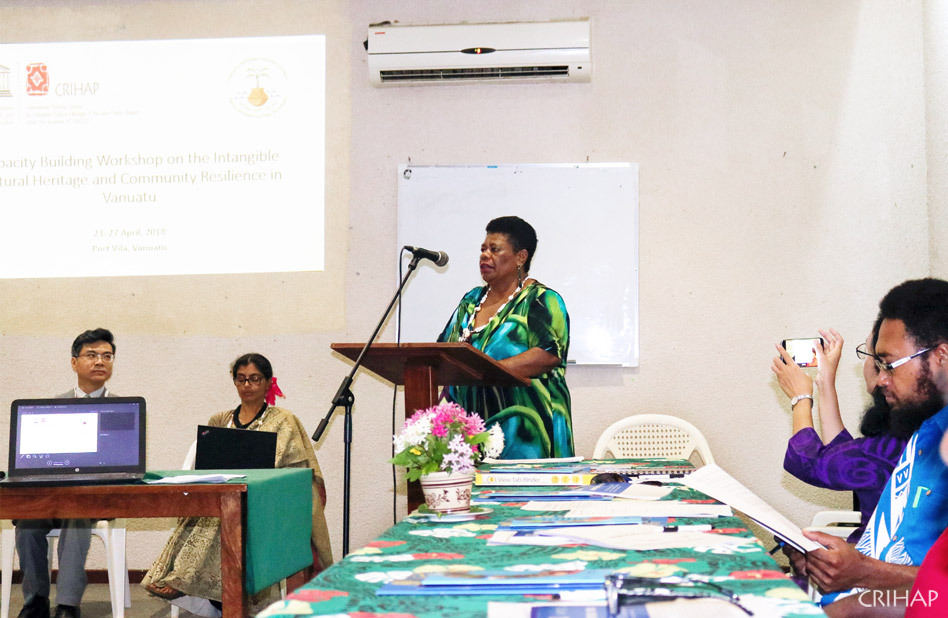 亞太中心在瓦努阿圖舉辦非遺保護能力建設培訓班