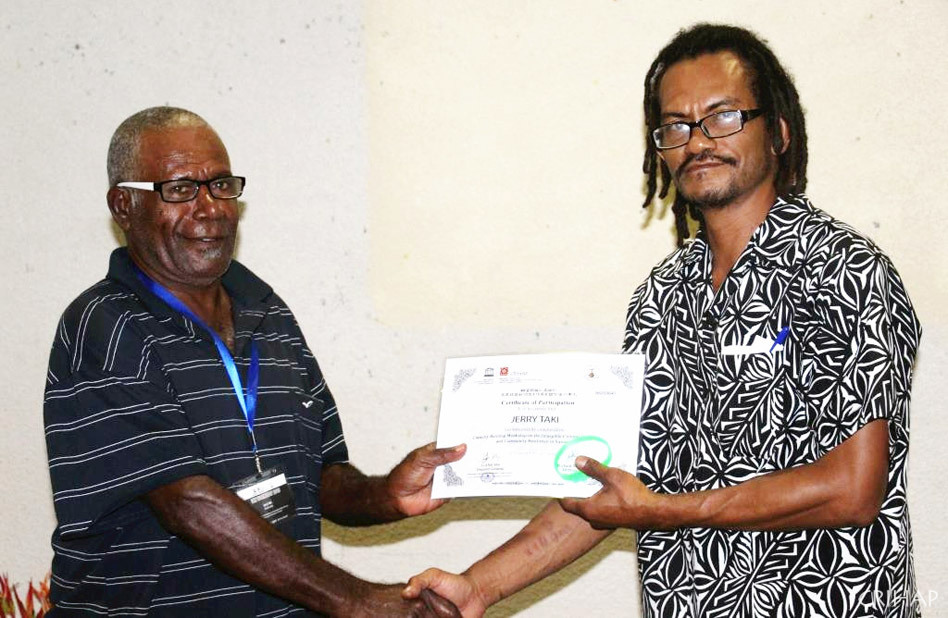 亞太中心在瓦努阿圖舉辦非遺保護能力建設培訓班