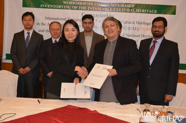 基于社區(qū)的非物質(zhì)文化遺產(chǎn)清單制定培訓班在巴基斯坦舉行