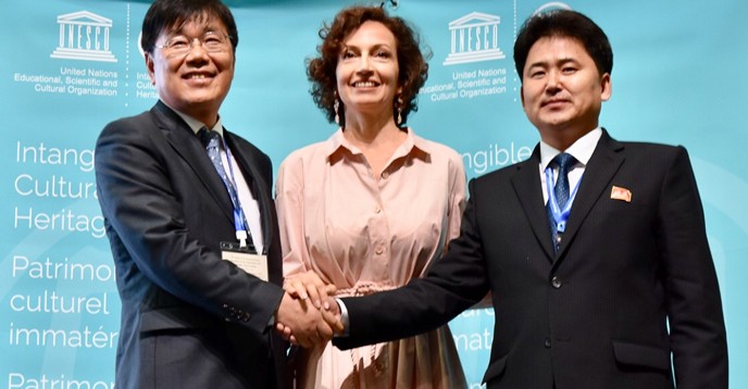 朝韓申遺合并，傳統(tǒng)摔跤希日木列入非遺名錄