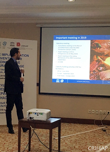 亞太中心為中亞地區舉辦第三期非遺師資培訓班